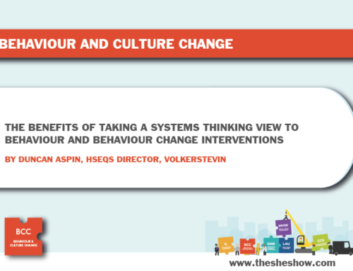 The benefits of taking a systems thinking view to behaviour and behaviour change interventions.