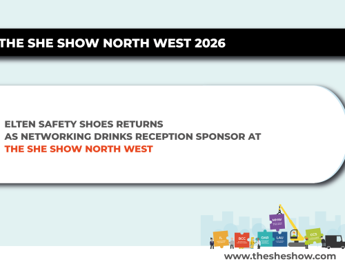 ELTEN Safety Shoes Returns as Networking Drinks Reception Sponsor at The SHE Show North West 2026